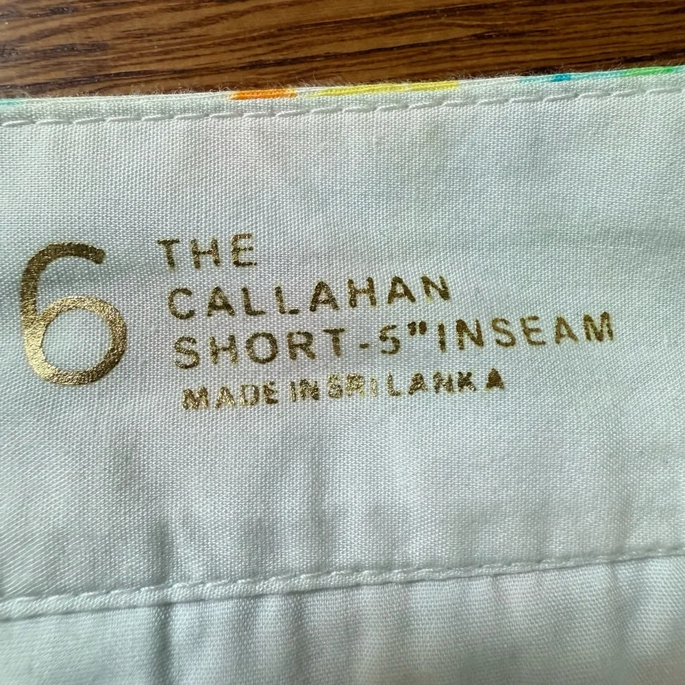 LILLY PULITZER Callahan Shorts 5” Inseam Tropical Resort‎  Travel Colorful 6